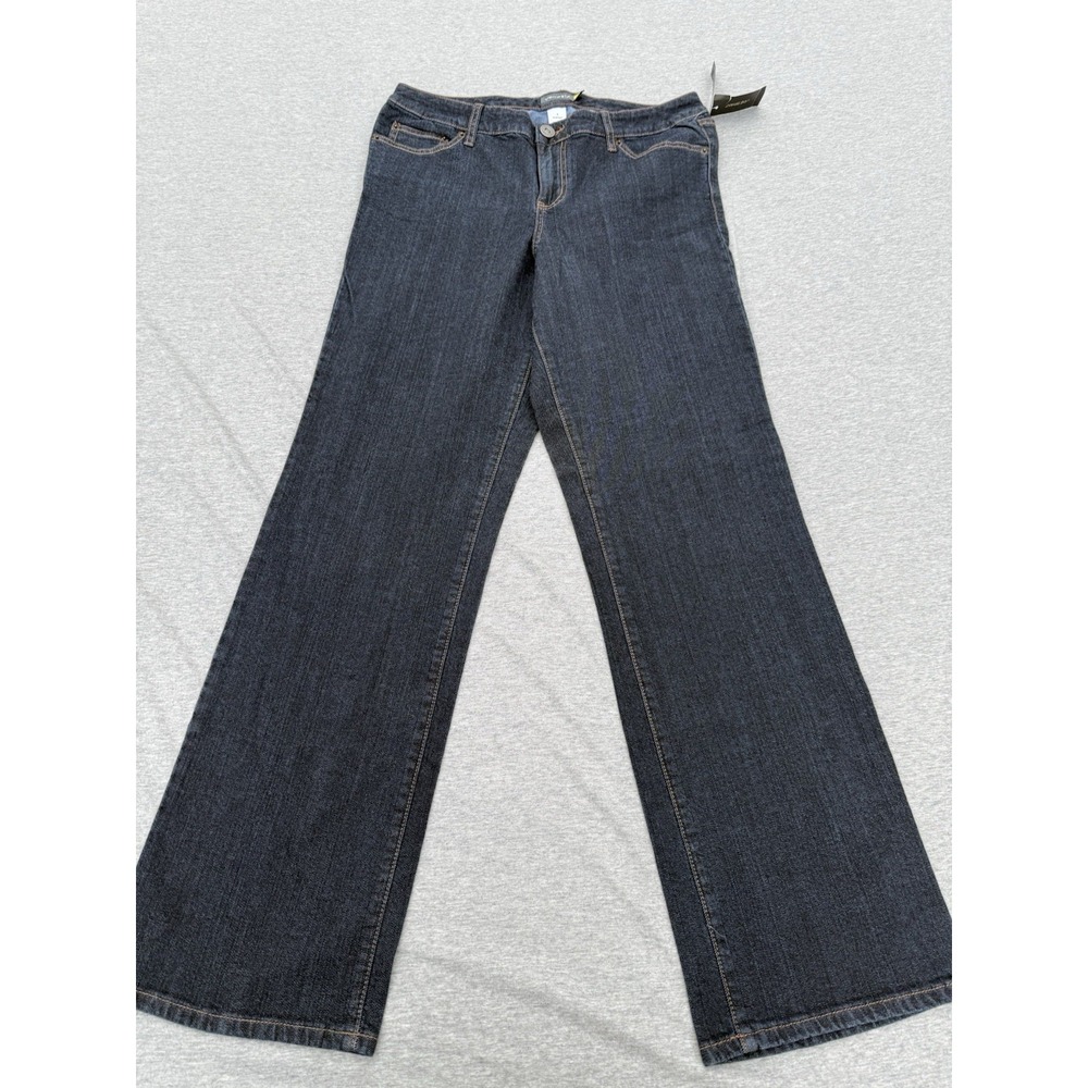 Venezia Womens Jeans 2 Average Blue Stretch Bootcut Mid Rise - By Lane Bryant
